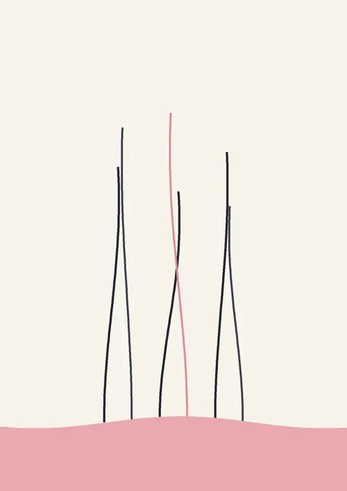 Dune Grass — Nature art print poster by VORAROSA