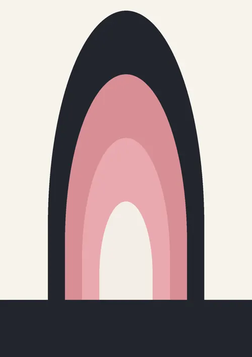 Arched Light — Architecture art print poster by VORAROSA